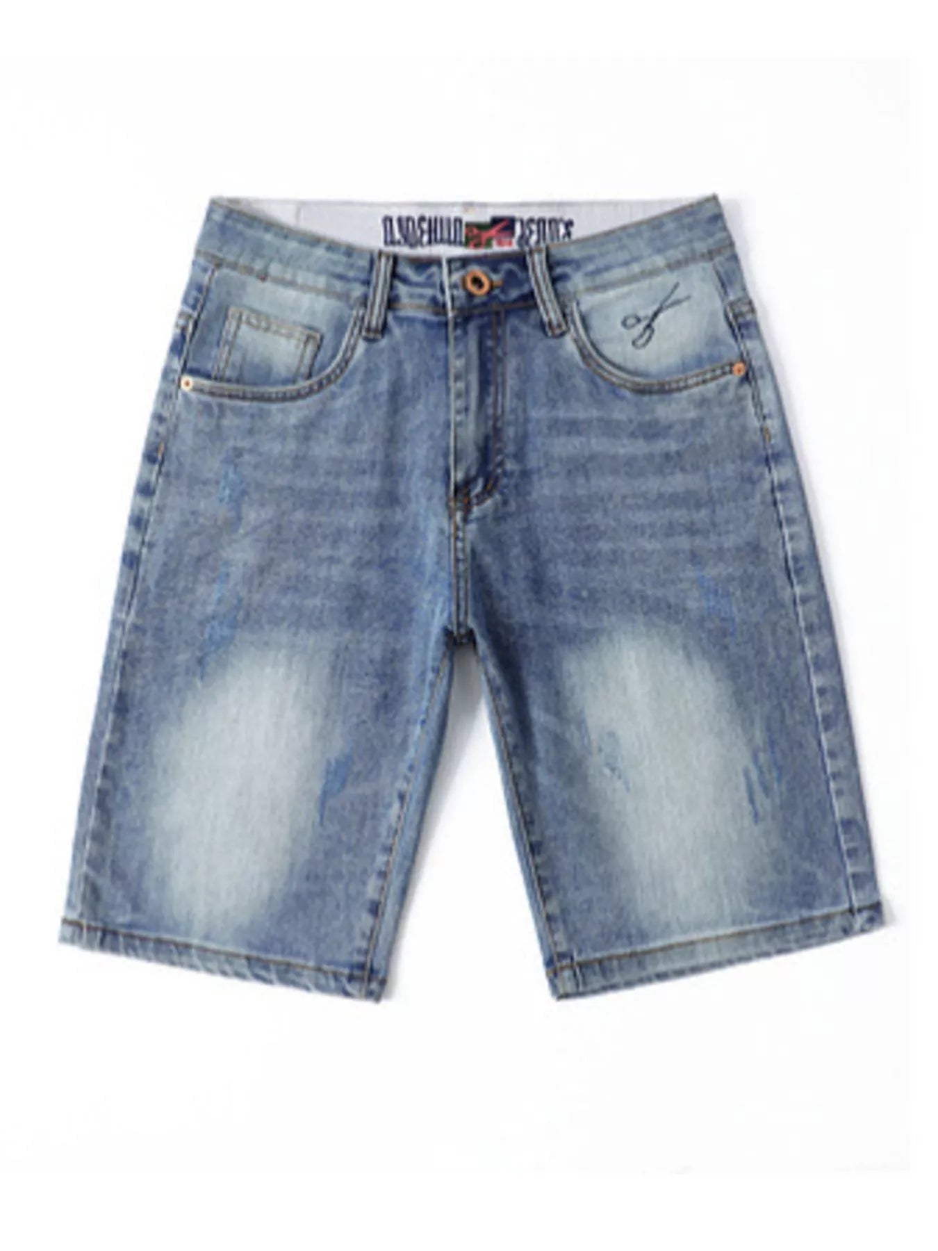 Men's Loose Fit Denim Shorts designed for comfort and style at Lookzlike