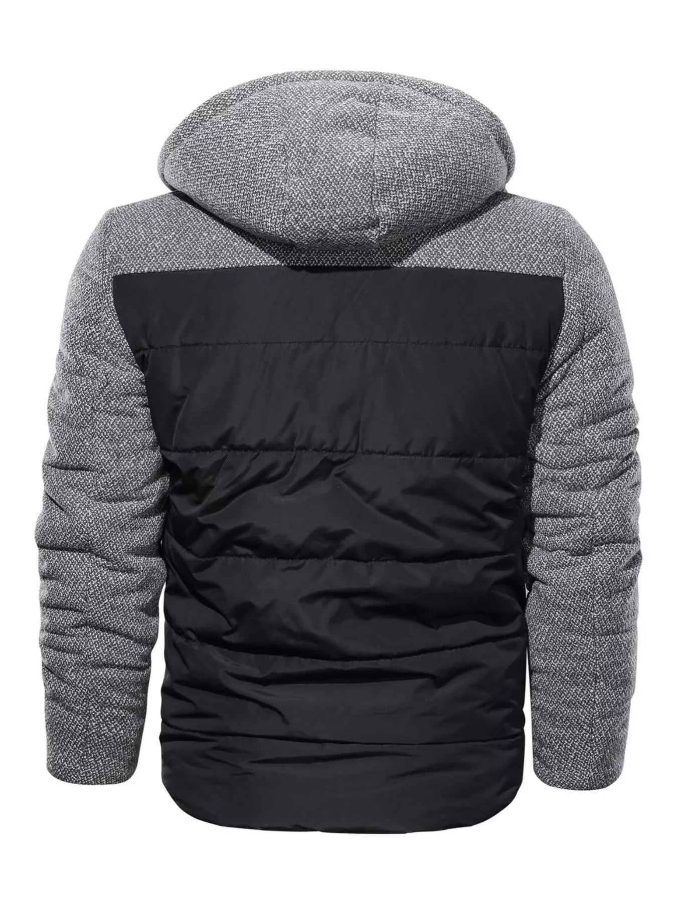 Men's Padded Hooded Winter Coat designed for comfort and style at Lookzlike