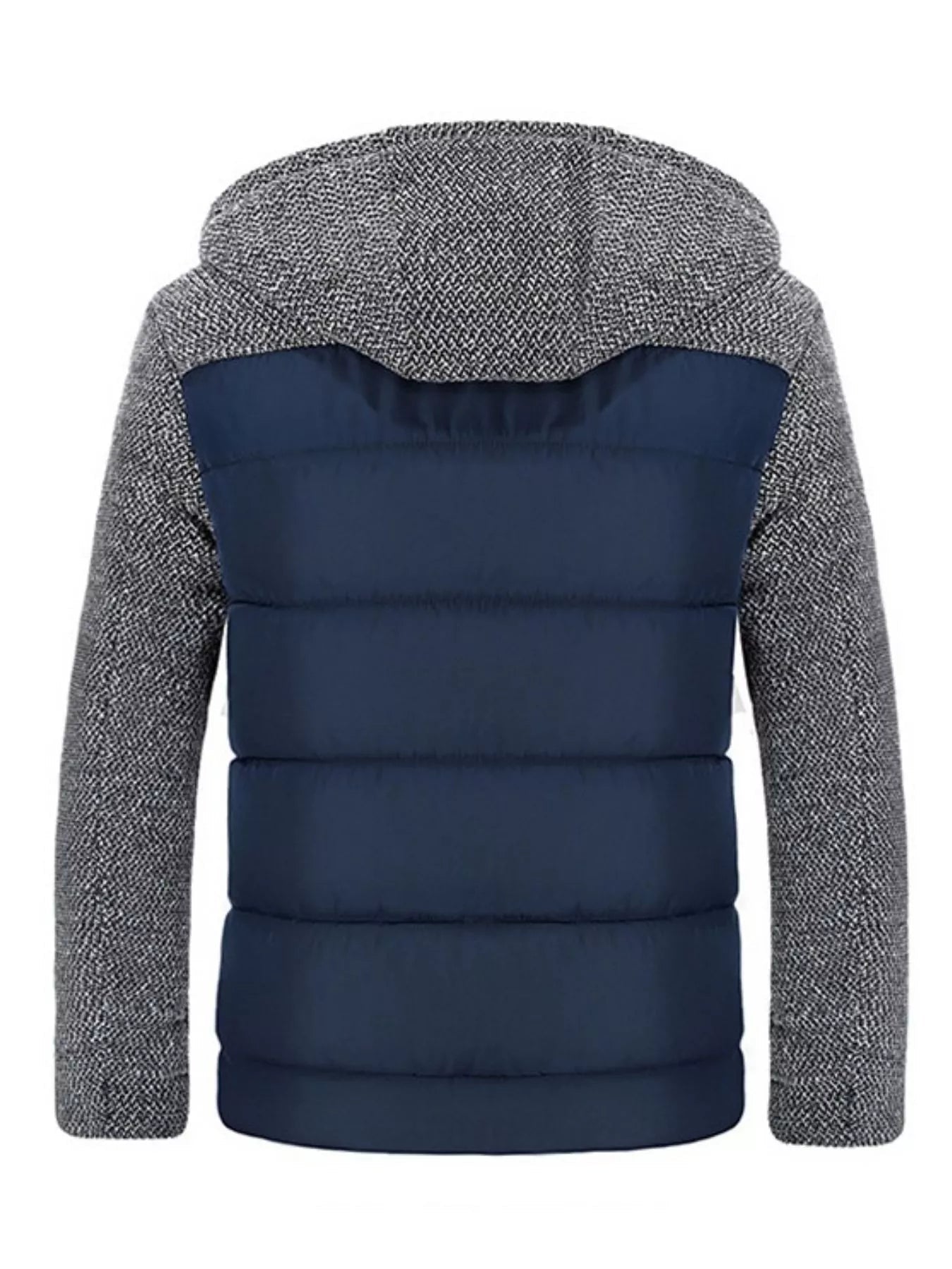 Men's Padded Hooded Winter Coat designed for comfort and style at Lookzlike