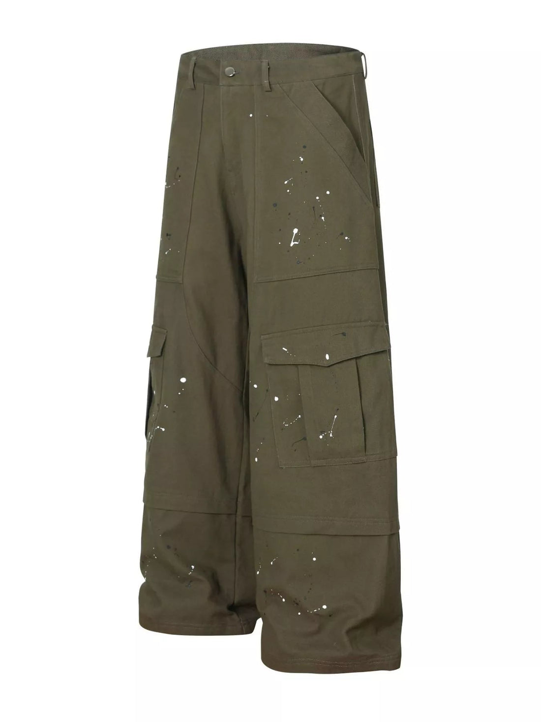 Men's Paint Splatter Cargo Pants designed for comfort and style at Lookzlike