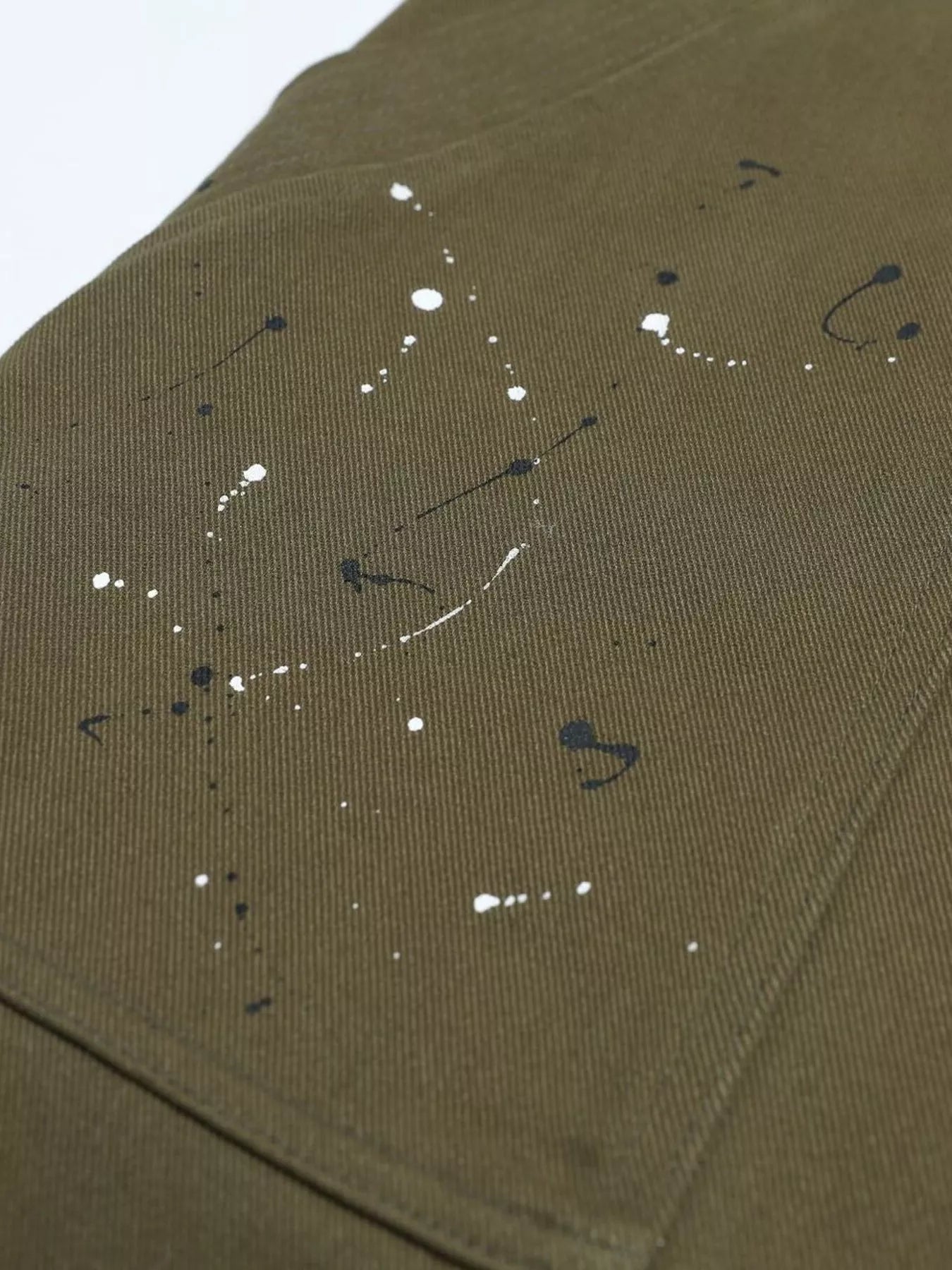 Men's Paint Splatter Cargo Pants designed for comfort and style at Lookzlike