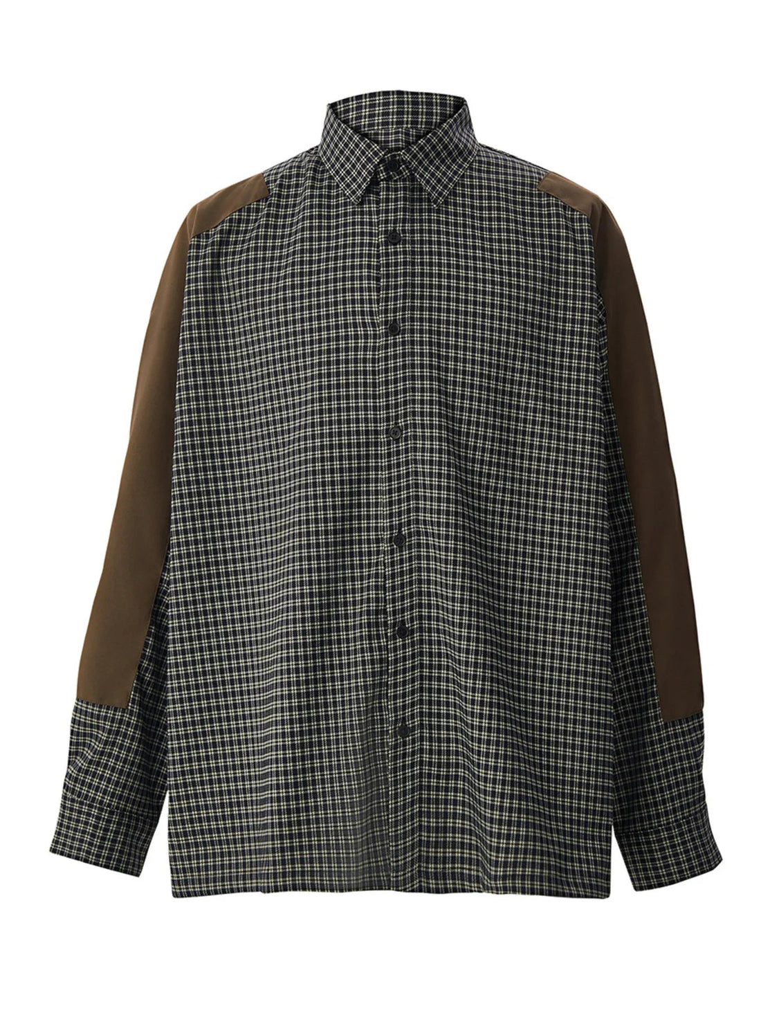 Men's Plaid Button-Down Long Sleeve Shirt - Lookzlike