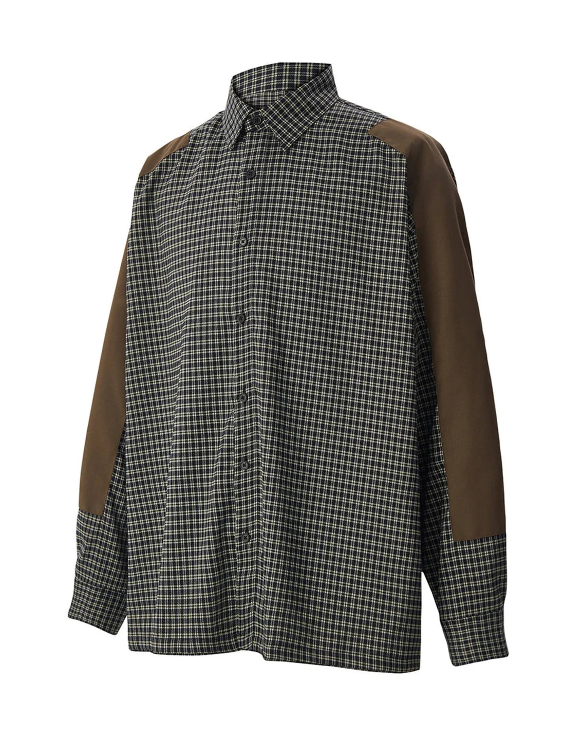 Men's Plaid Button-Down Long Sleeve Shirt - Lookzlike