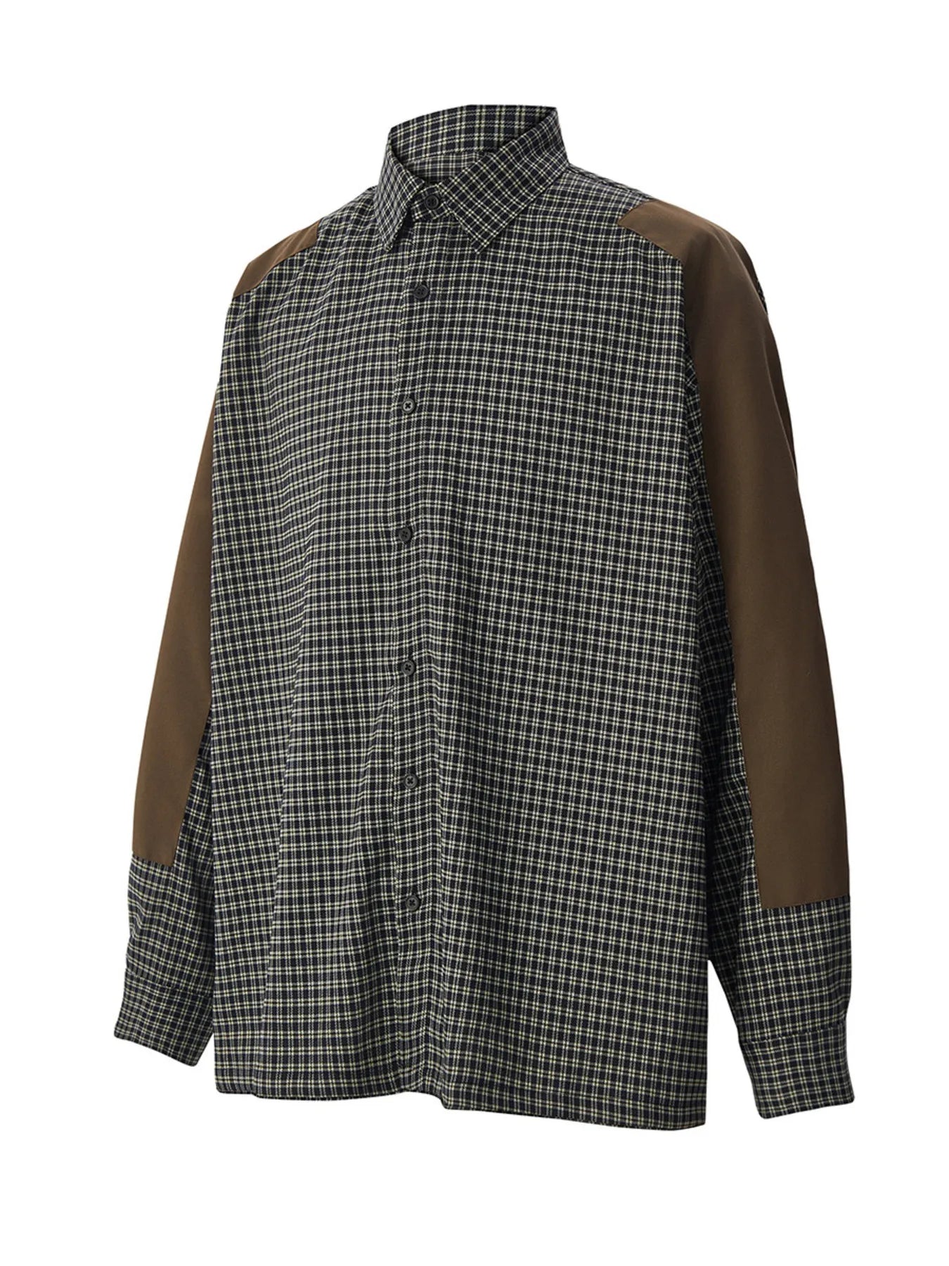 Men's Plaid Button-Down Long Sleeve Shirt - Lookzlike