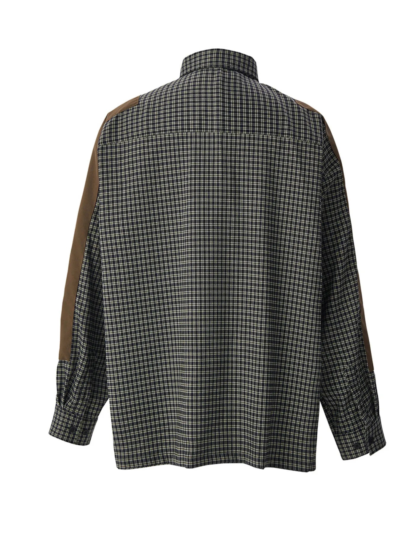 Men's Plaid Button-Down Long Sleeve Shirt - Lookzlike