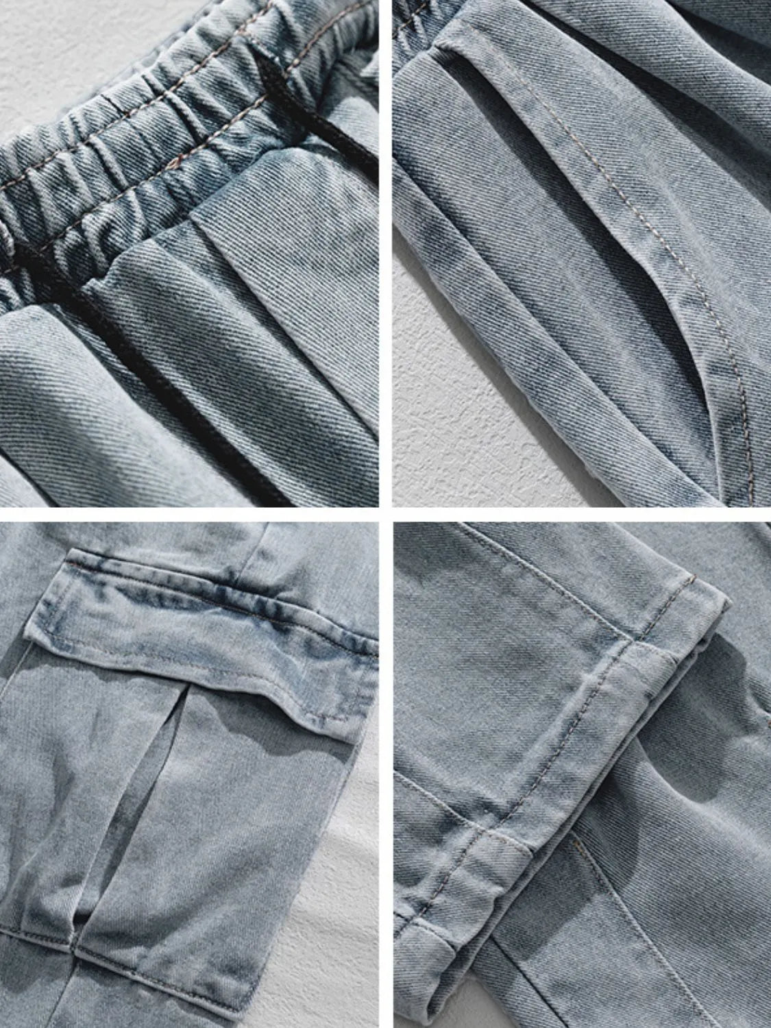 Men's Plus Size Baggy Jeans with Pockets - Lookzlike