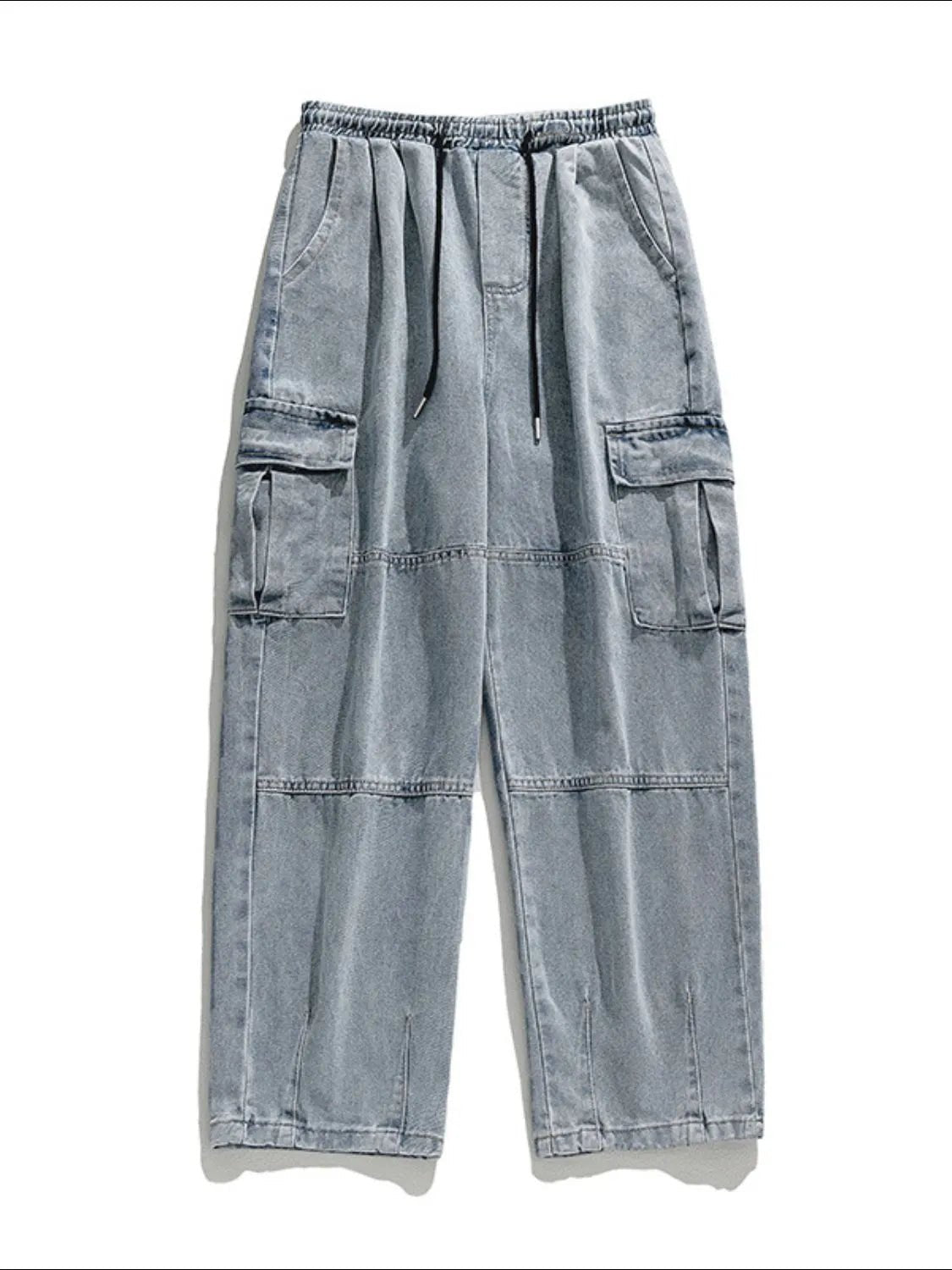 Men's Plus Size Baggy Jeans with Pockets - Lookzlike