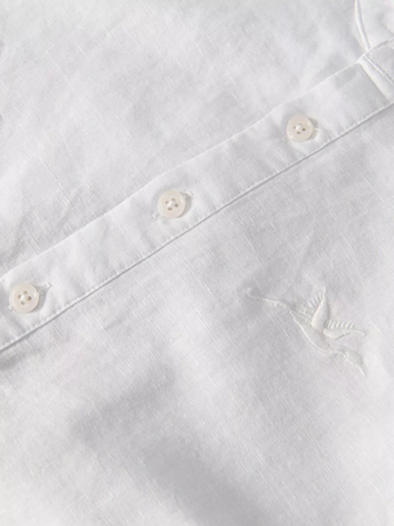Men's Plus Size Button Detail Short Sleeve Blouse designed for comfort and style at Lookzlike