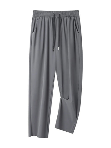 Men's Plus Size Casual Drawstring Wide-Leg Pants designed for comfort and style at Lookzlike