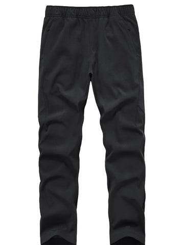 Men's Plus Size Casual Elastic Waist Pants designed for comfort and style at Lookzlike