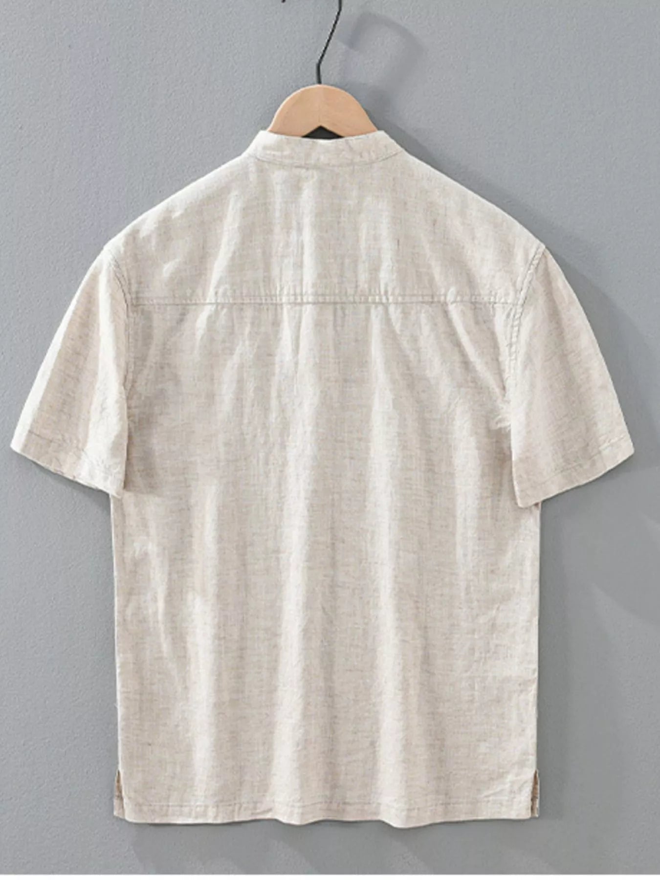 Men's Plus Size Casual Short Sleeve Shirt designed for comfort and style at Lookzlike