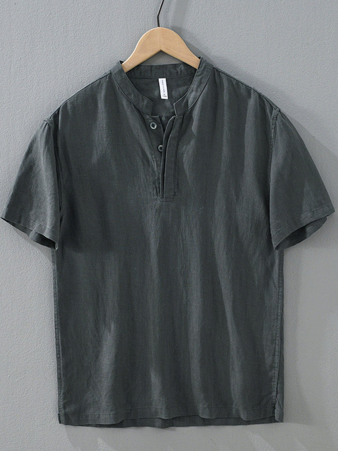 Men's Plus Size Casual Short Sleeve Shirt designed for comfort and style at Lookzlike