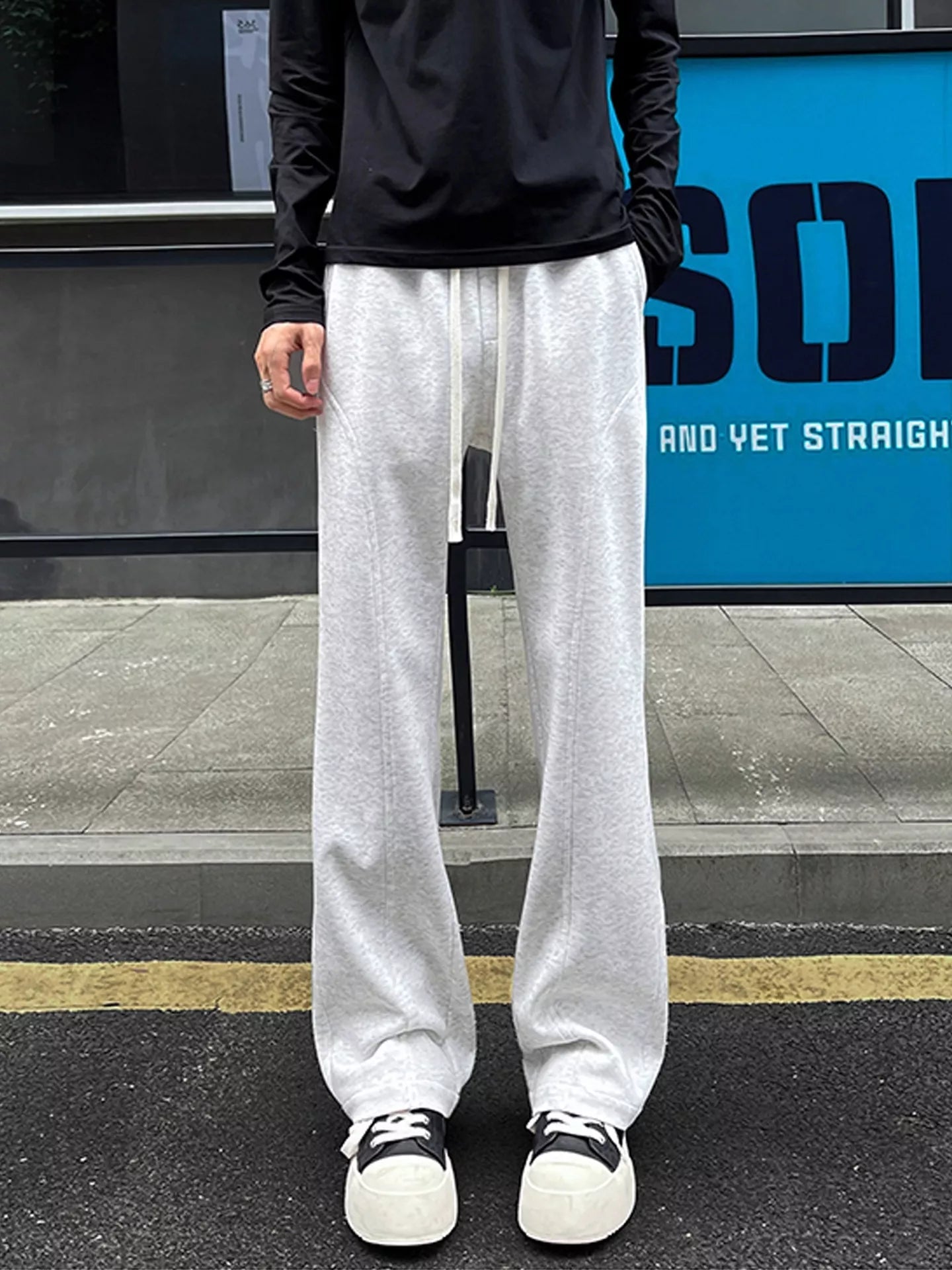 Men's Plus Size Drawstring Loose Fit Pants designed for comfort and style at Lookzlike