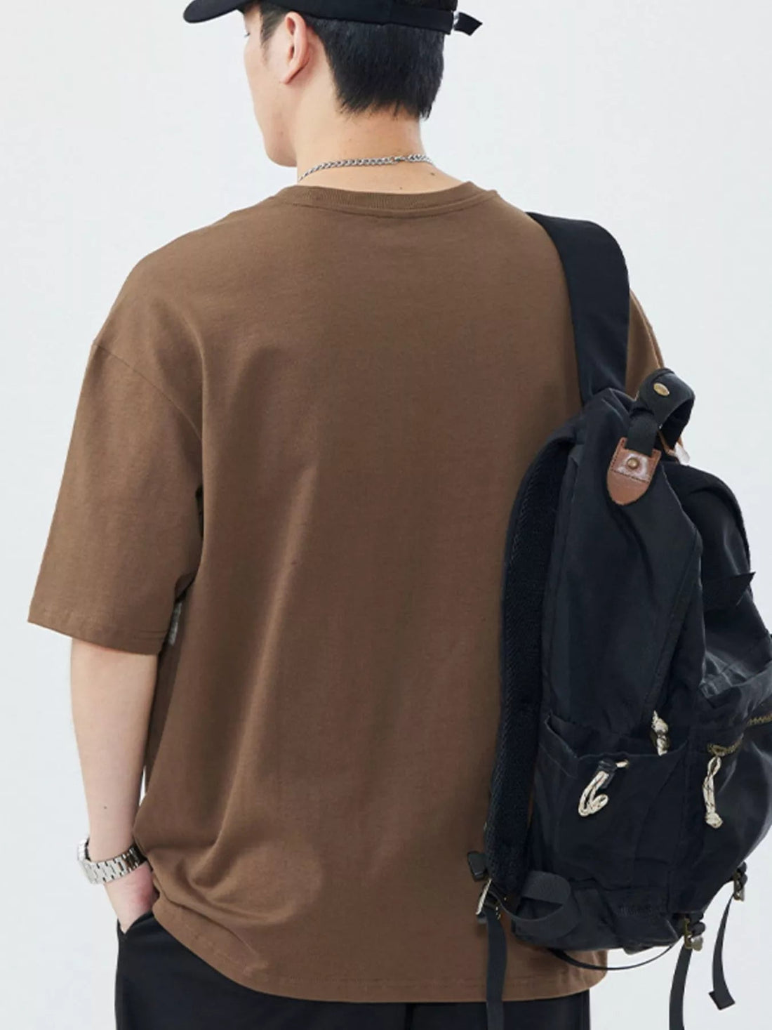 Men's Plus Size Graphic Round Neck Half Sleeve T-Shirt designed for comfort and style at Lookzlike