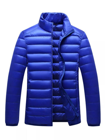 Men's Plus Size Lightweight Packable Puffer Jacket designed for comfort and style at Lookzlike