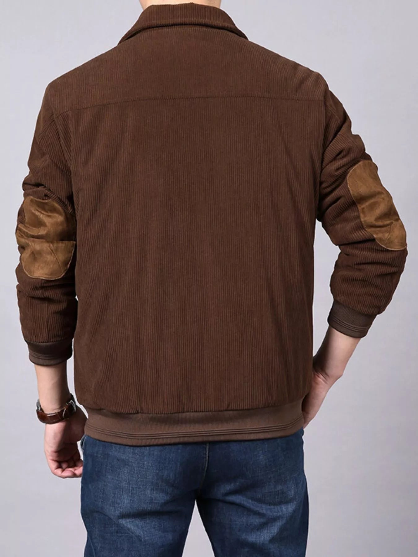 Men's Plus Size Lightweight Zip Up Outdoor Jacket designed for comfort and style at Lookzlike