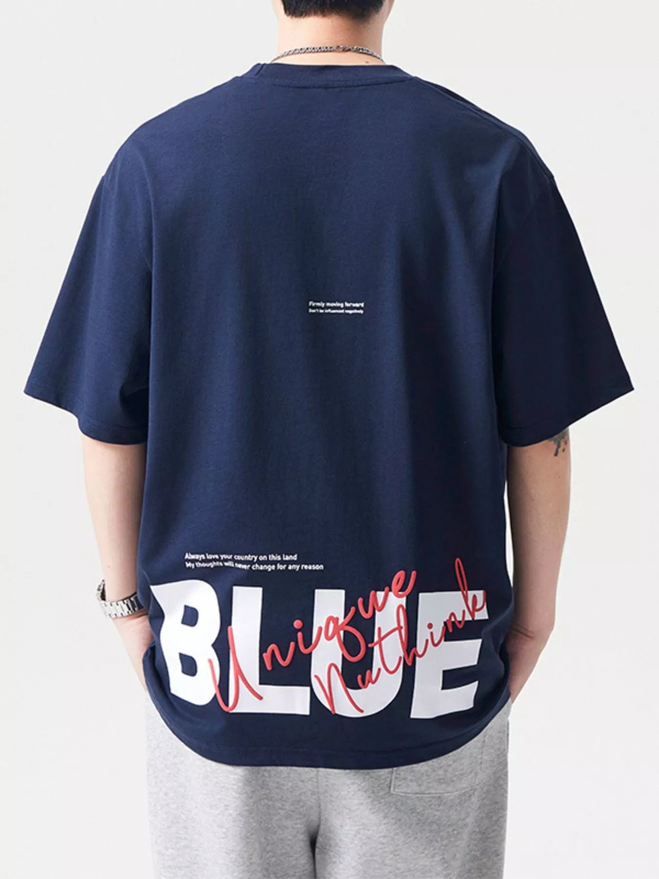 Men's Plus Size Round Neck Half Sleeve T-Shirt designed for comfort and style at Lookzlike