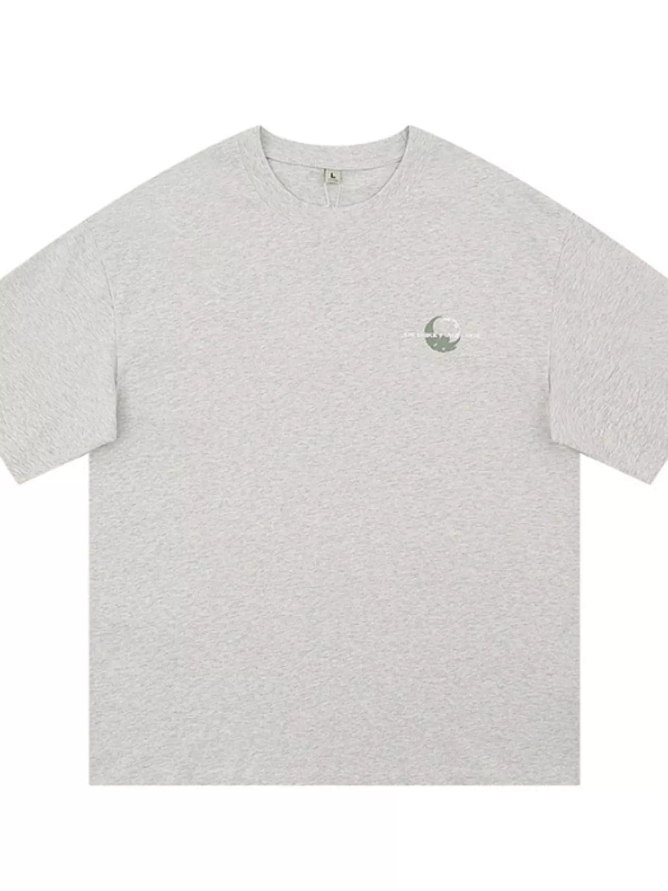 Men's Plus Size Round Neck Short Sleeve T-Shirt designed for comfort and style at Lookzlike