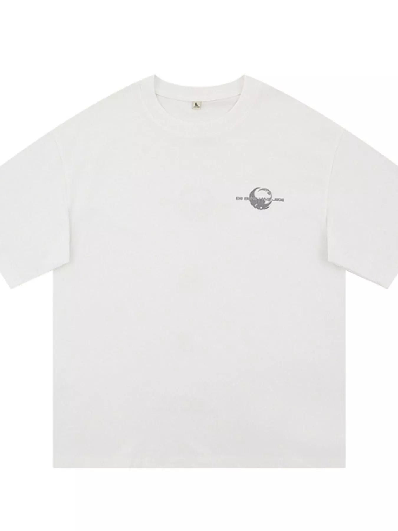 Men's Plus Size Round Neck Short Sleeve T-Shirt designed for comfort and style at Lookzlike