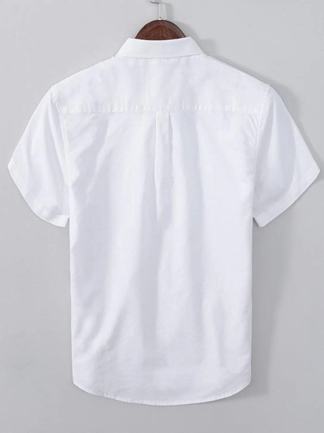 Men's Plus Size Short Sleeve Button-Up Shirt - Lookzlike