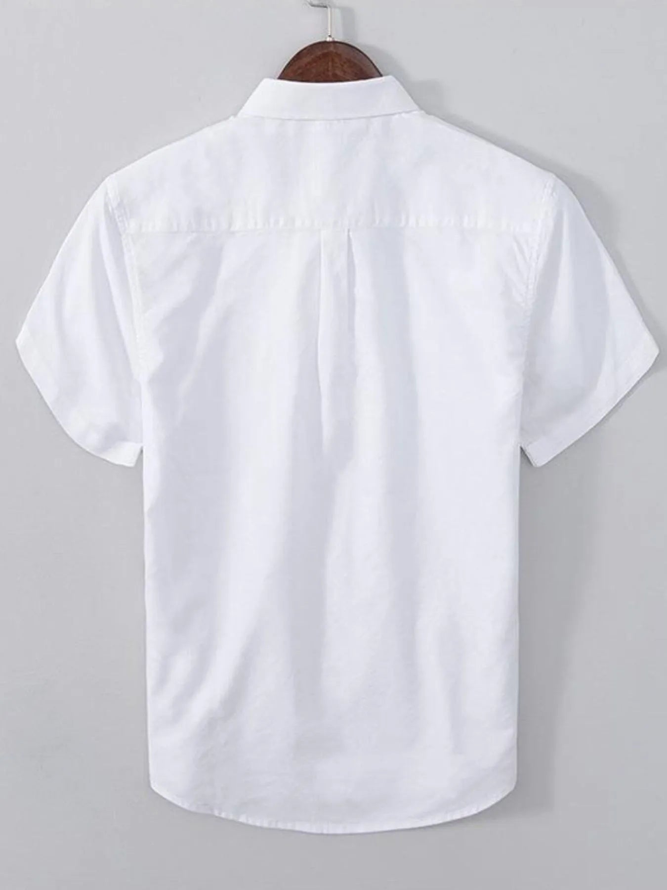 Men's Plus Size Short Sleeve Button-Up Shirt - Lookzlike