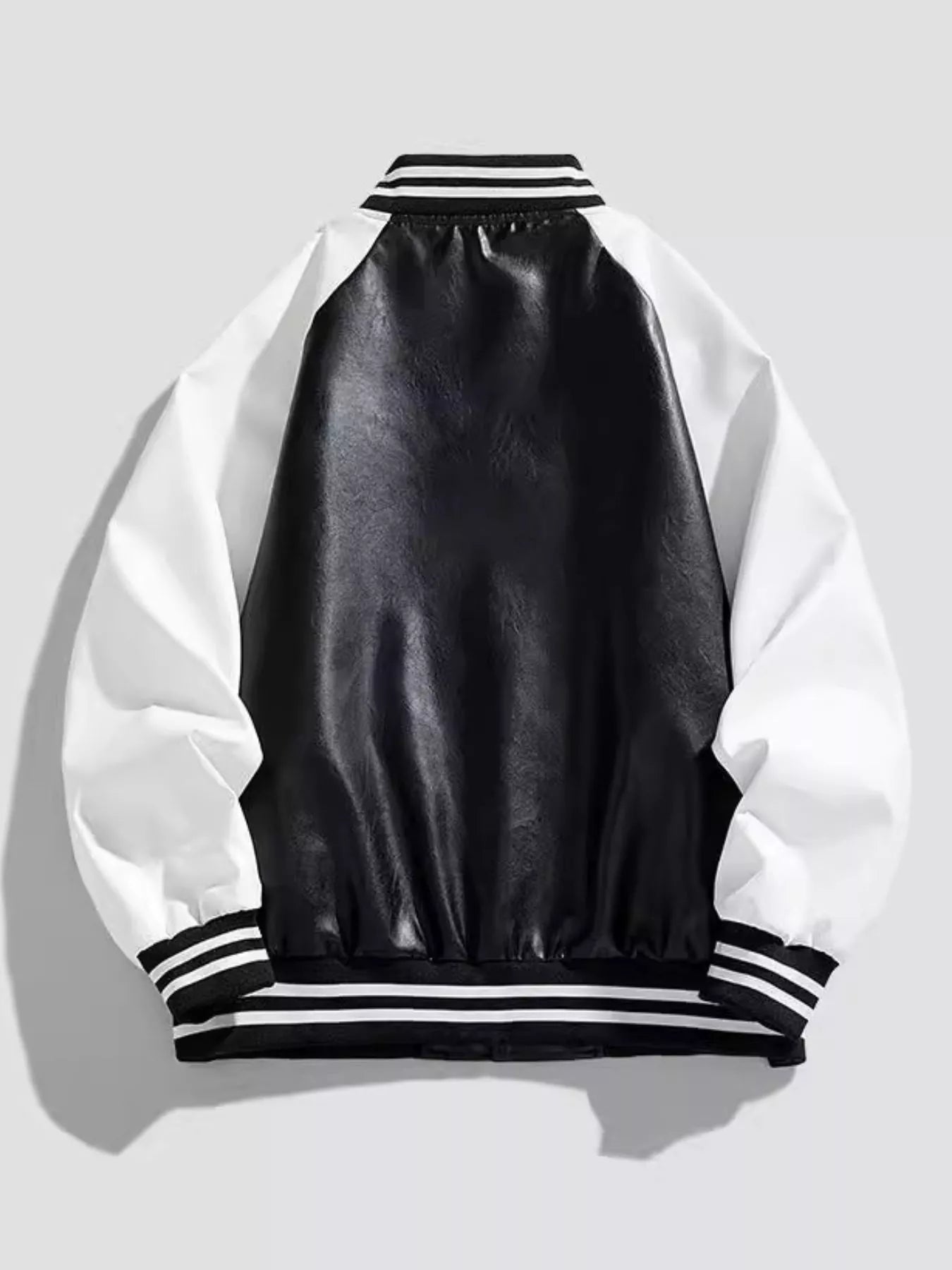 Men's Plus Size Snap Down Long Sleeve Jacket designed for comfort and style at Lookzlike