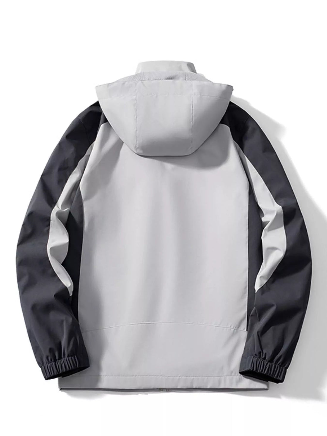 Men's Plus Size Waterproof Hooded Outdoor Jacket designed for comfort and style at Lookzlike