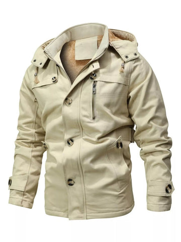 Men's Plus Size Zip Up Lightweight Bomber Jacket designed for comfort and style at Lookzlike