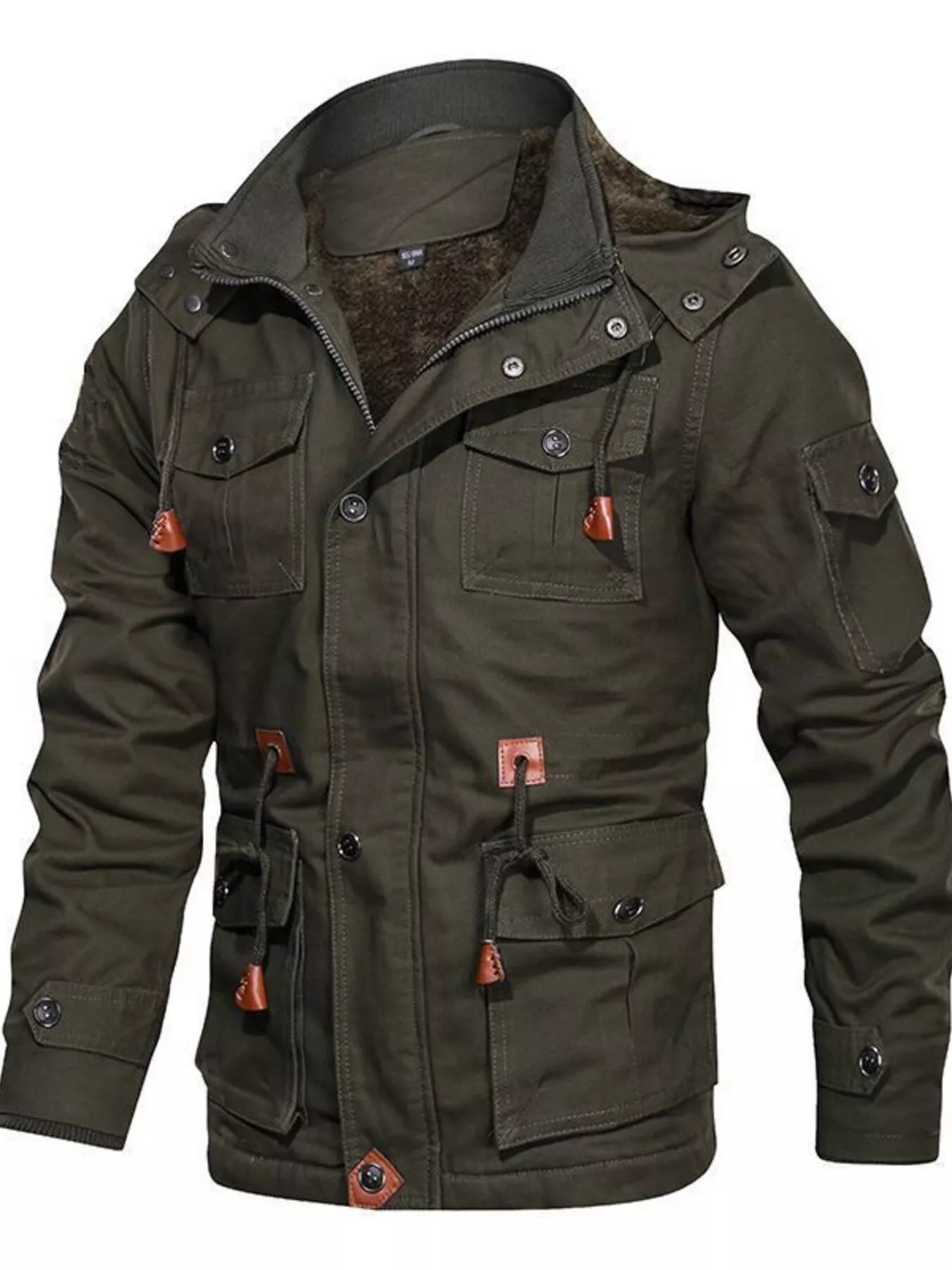 Men's Plus Size Zip Up Lightweight Bomber Jacket designed for comfort and style at Lookzlike