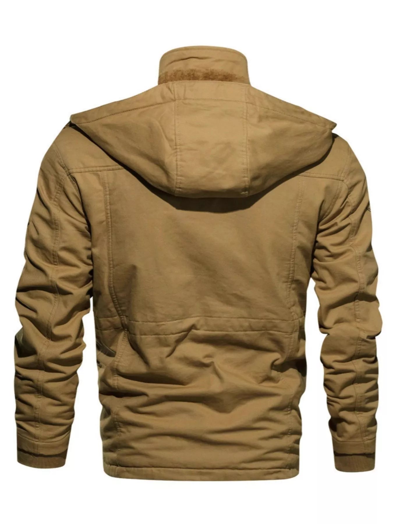 Men's Plus Size Zip Up Lightweight Bomber Jacket designed for comfort and style at Lookzlike