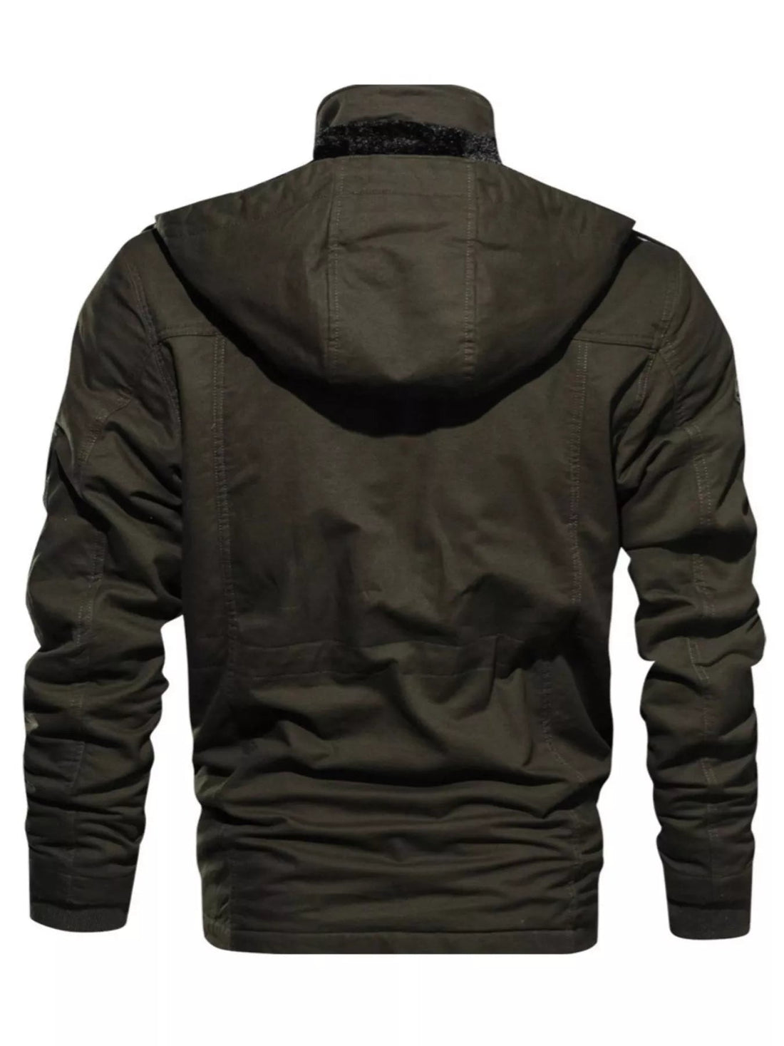 Men's Plus Size Zip Up Lightweight Bomber Jacket designed for comfort and style at Lookzlike
