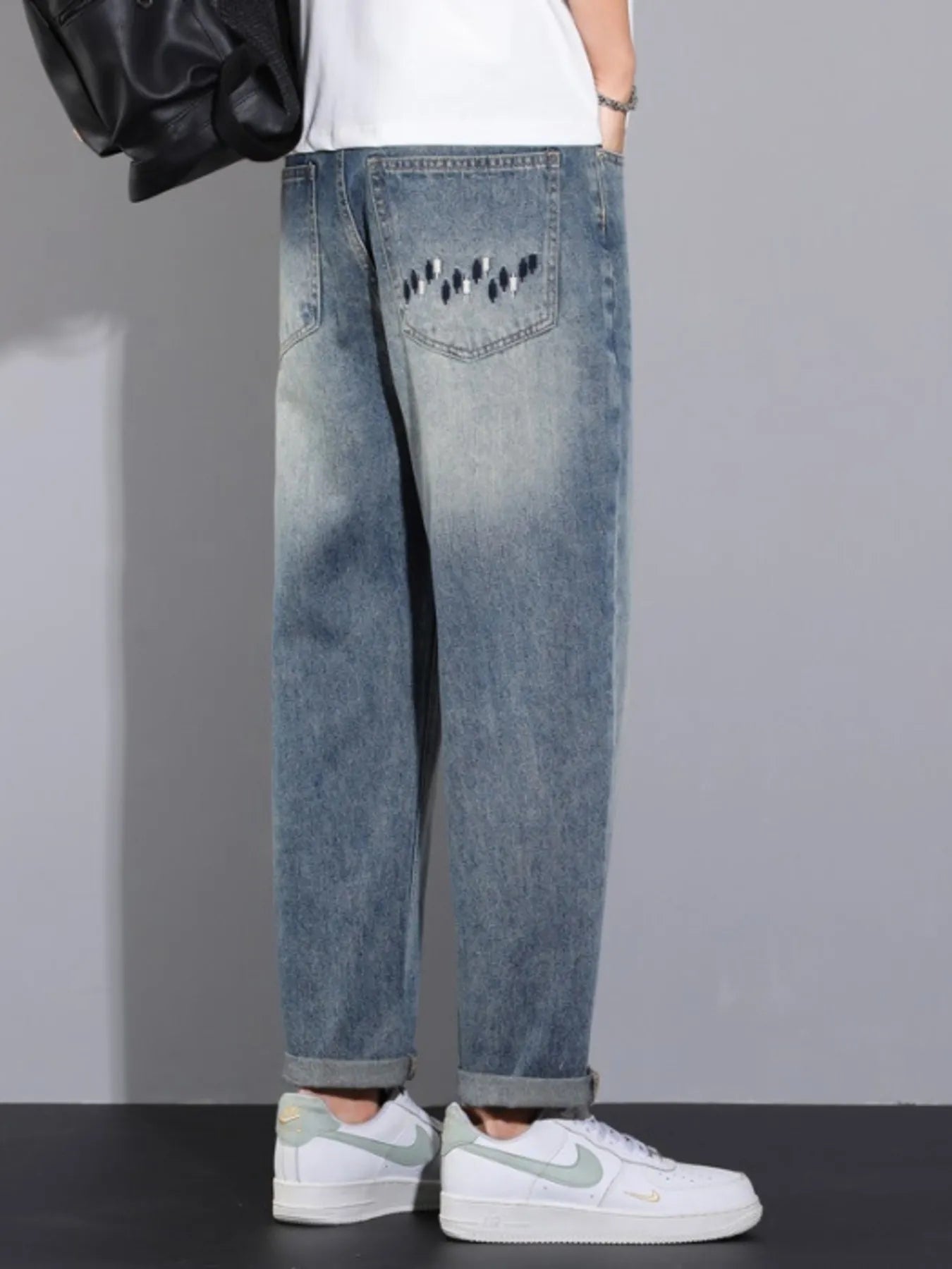 Men's Relaxed Fit Jeans designed for comfort and style at Lookzlike