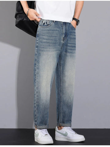 Men's Relaxed Fit Jeans designed for comfort and style at Lookzlike