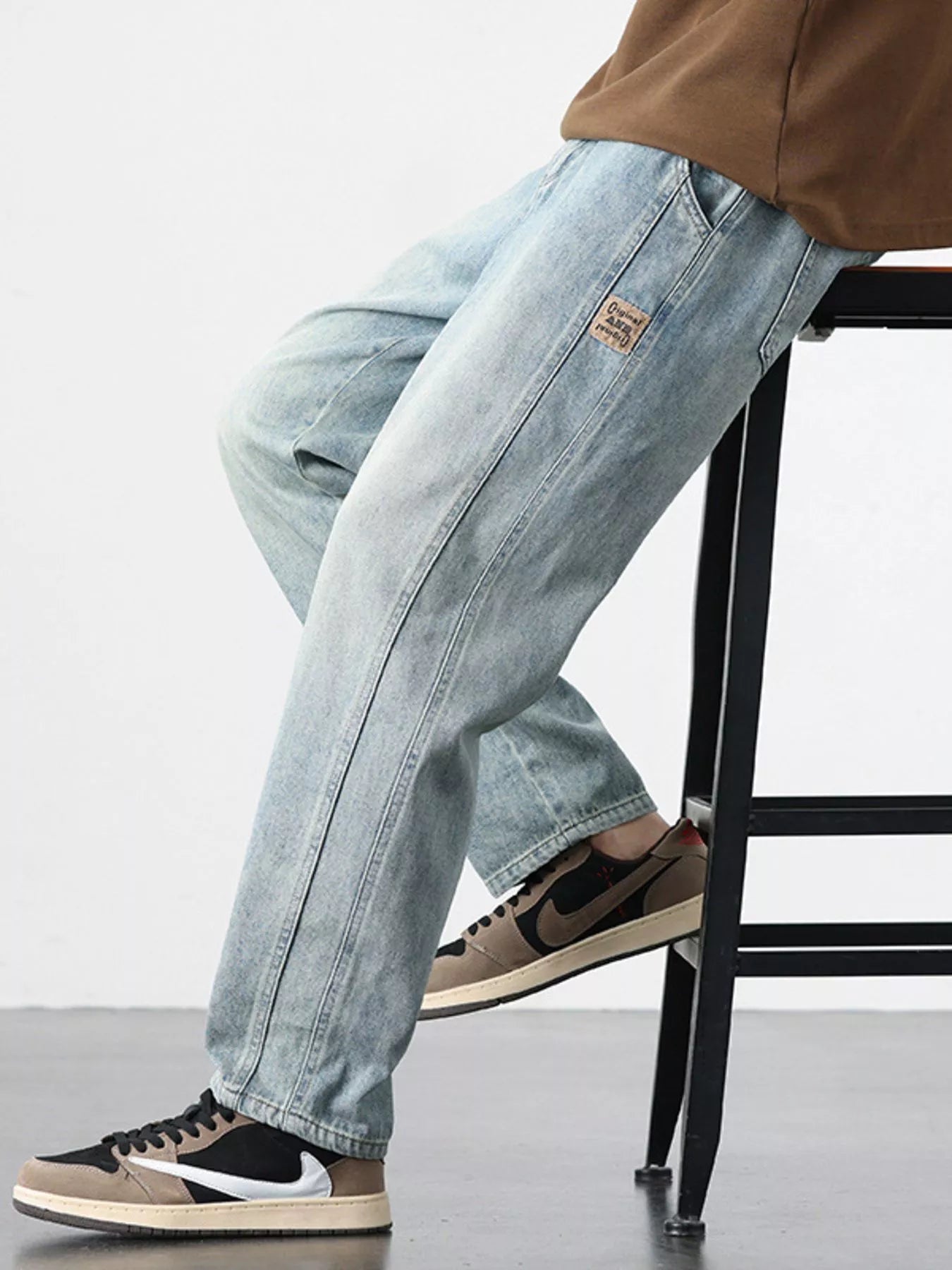 Men's Relaxed Fit Jeans designed for comfort and style at Lookzlike