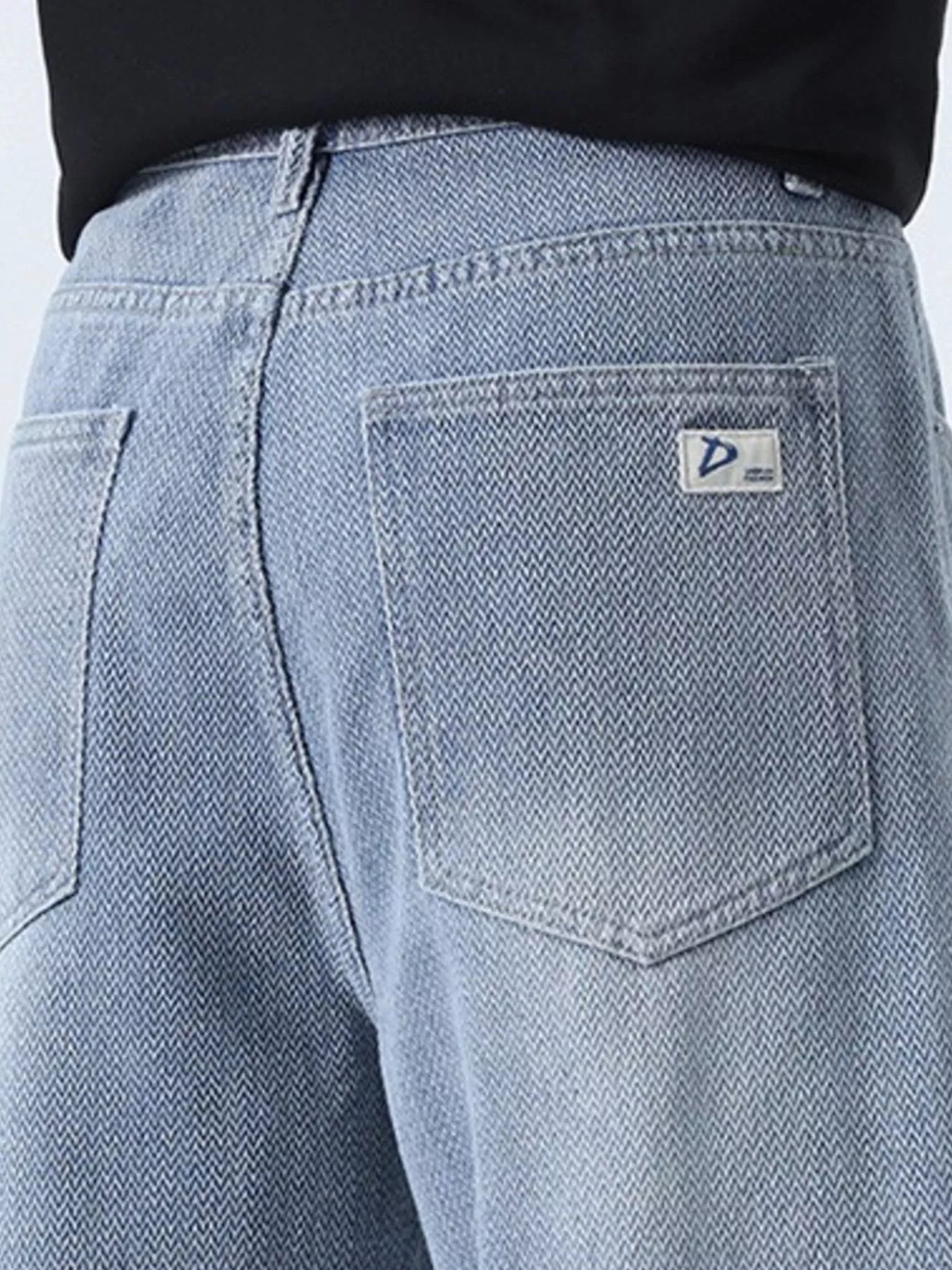 Men's Relaxed Fit Straight Leg Jeans designed for comfort and style at Lookzlike