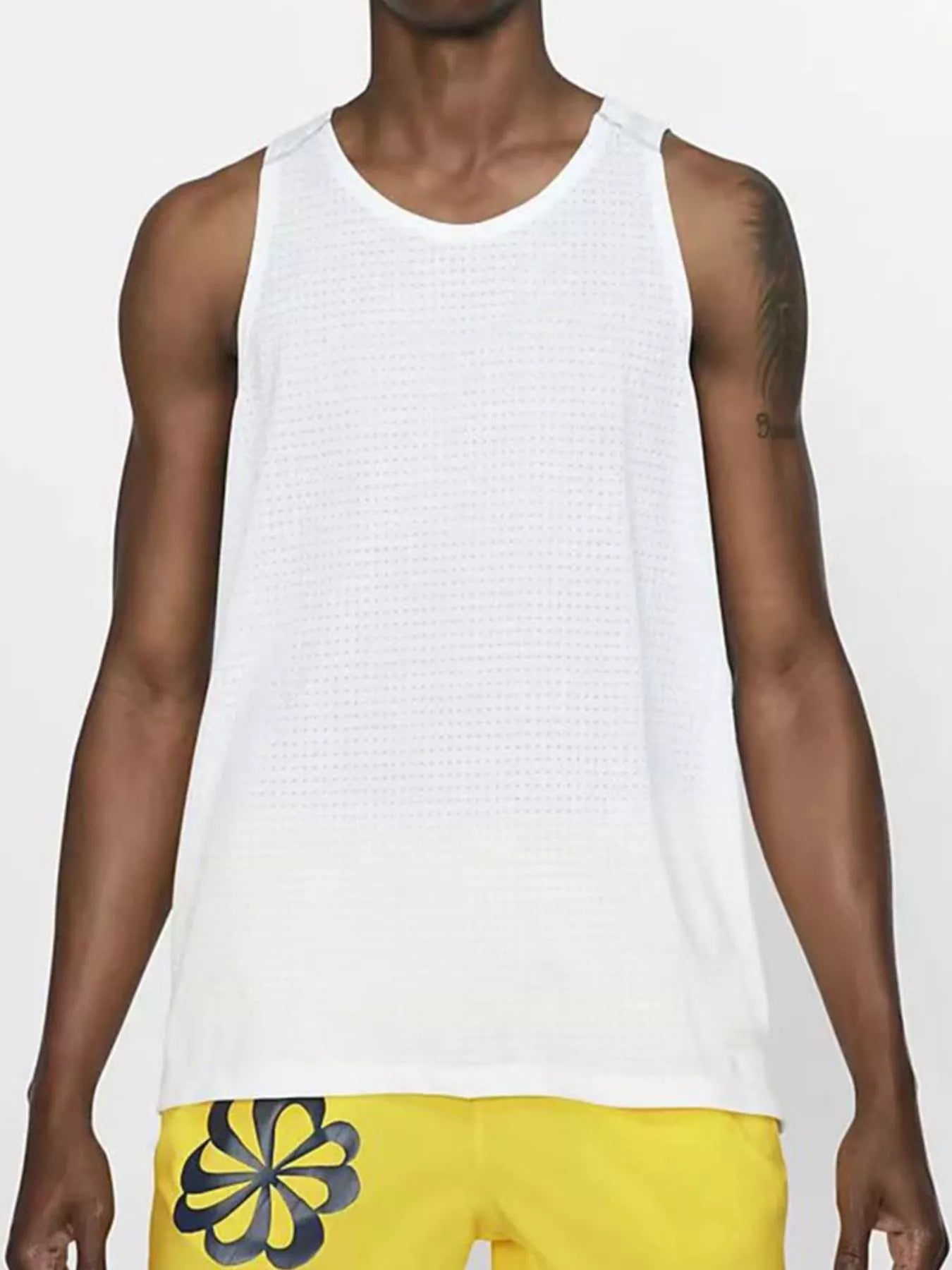 Men's Round Neck Active Tank designed for comfort and style at Lookzlike