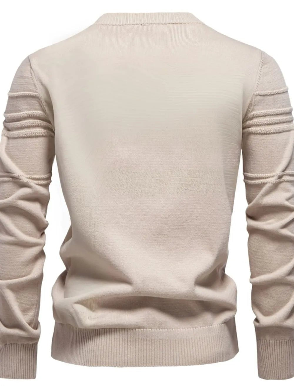 Men's Round Neck Striped Sweater designed for comfort and style at Lookzlike