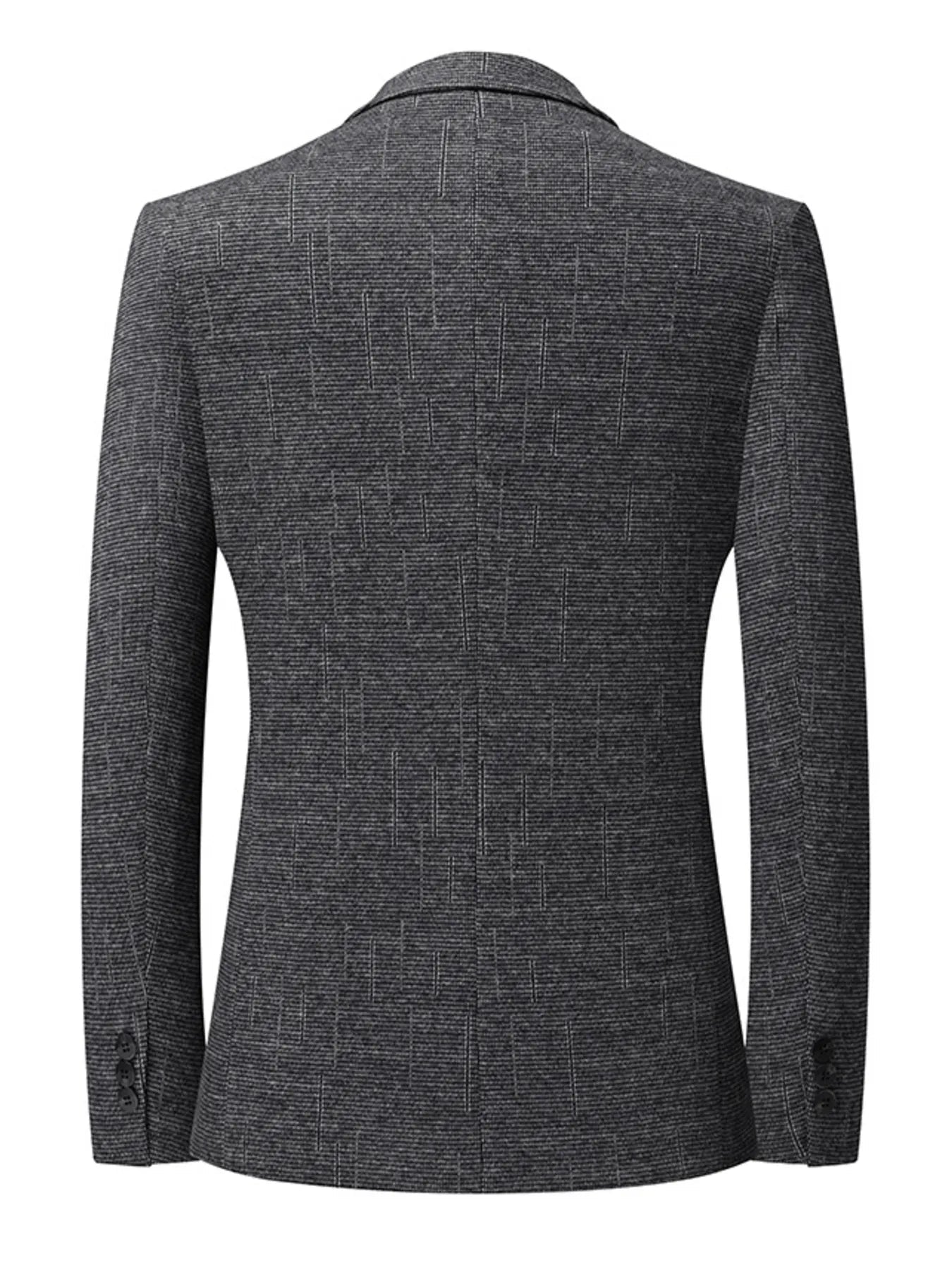 Men's Single - Breasted Tweed Blazer designed for comfort and style at Lookzlike