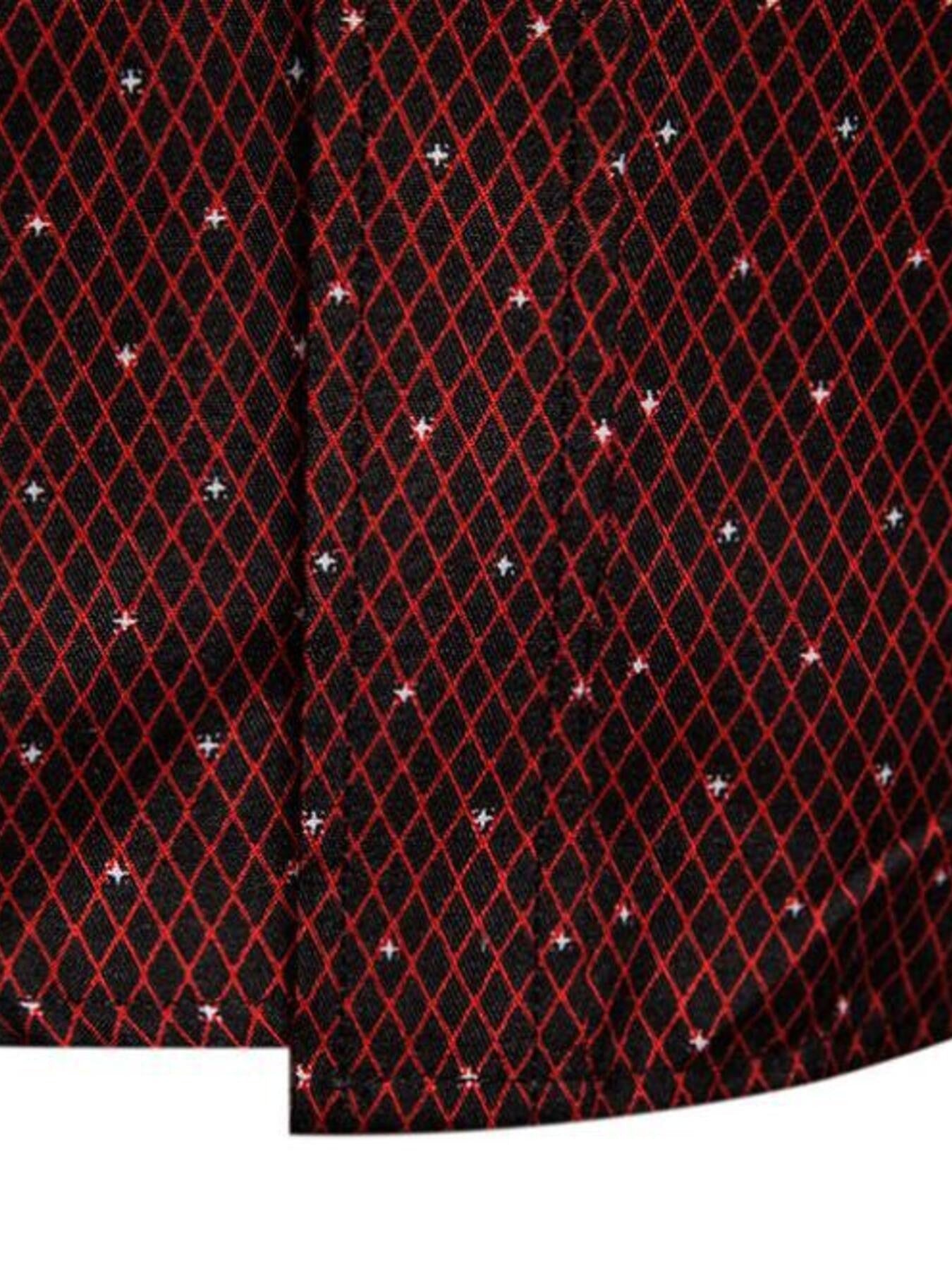 Men's Slim Fit Short Sleeve Dotted Shirt designed for comfort and style at Lookzlike