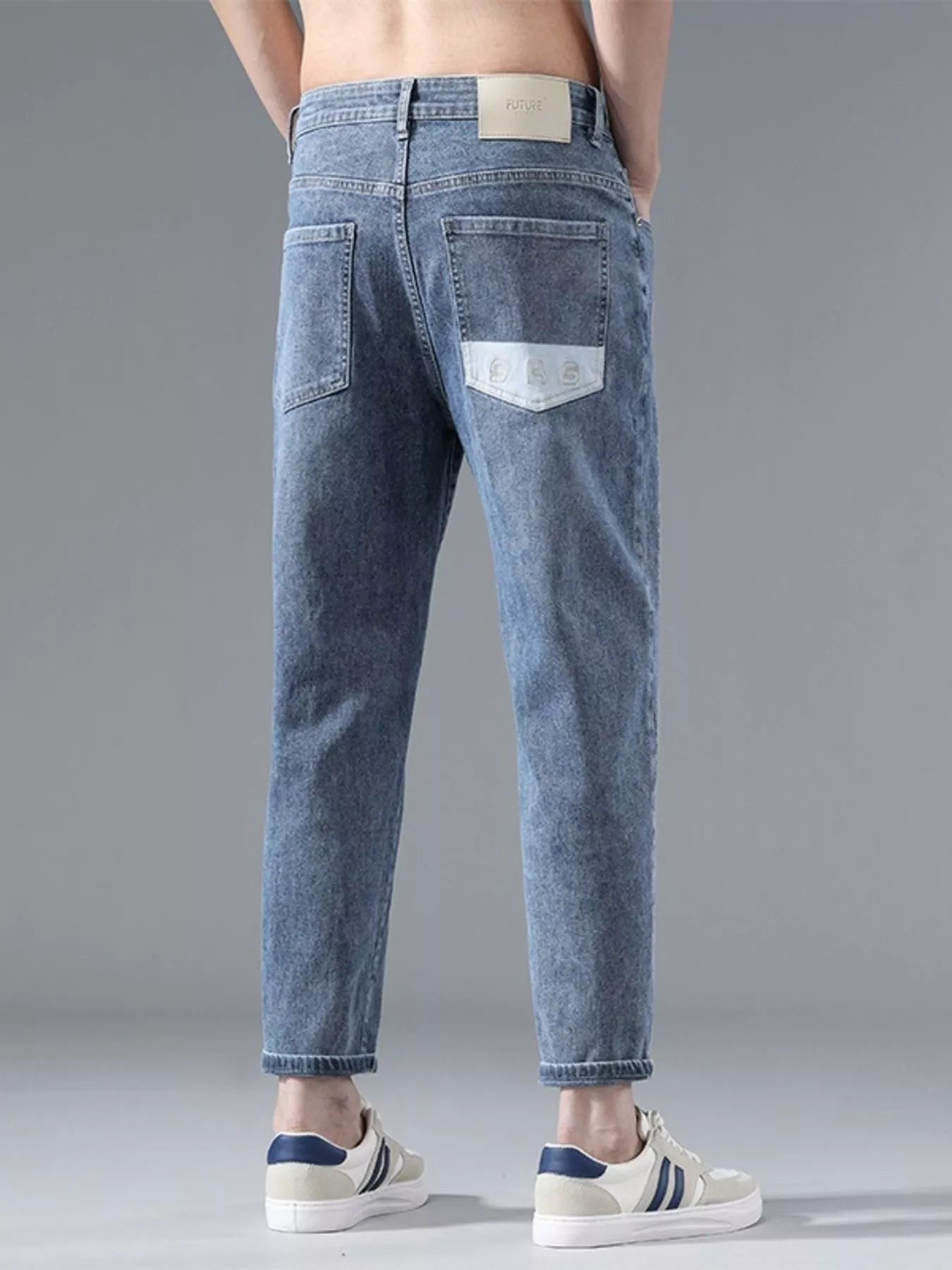 Men's Straight Leg Jeans designed for comfort and style at Lookzlike