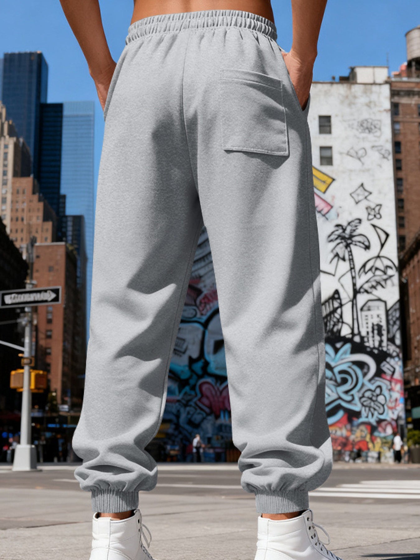 Men's Striped Casual Joggers designed for comfort and style at Lookzlike
