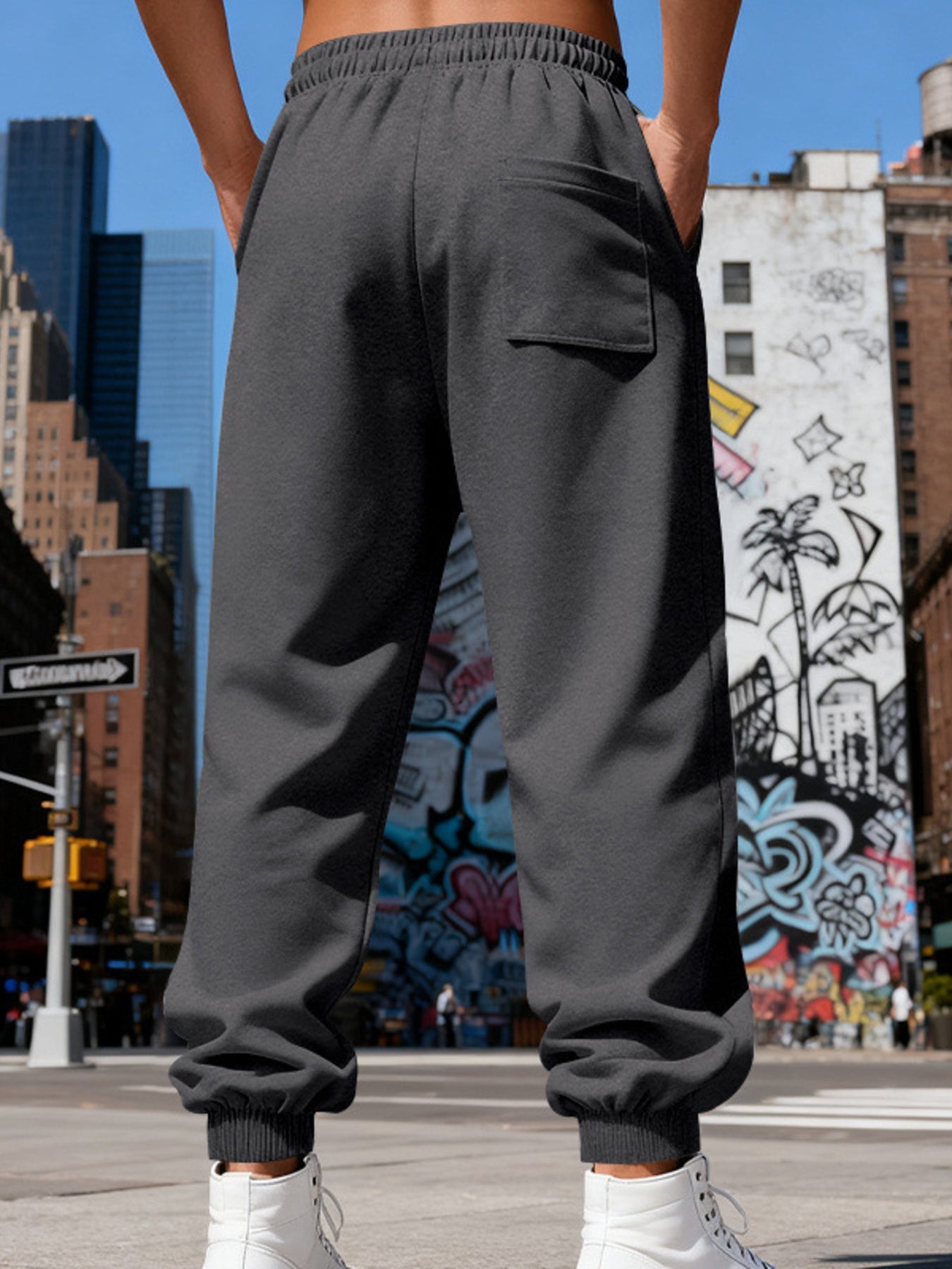 Men's Striped Casual Joggers designed for comfort and style at Lookzlike