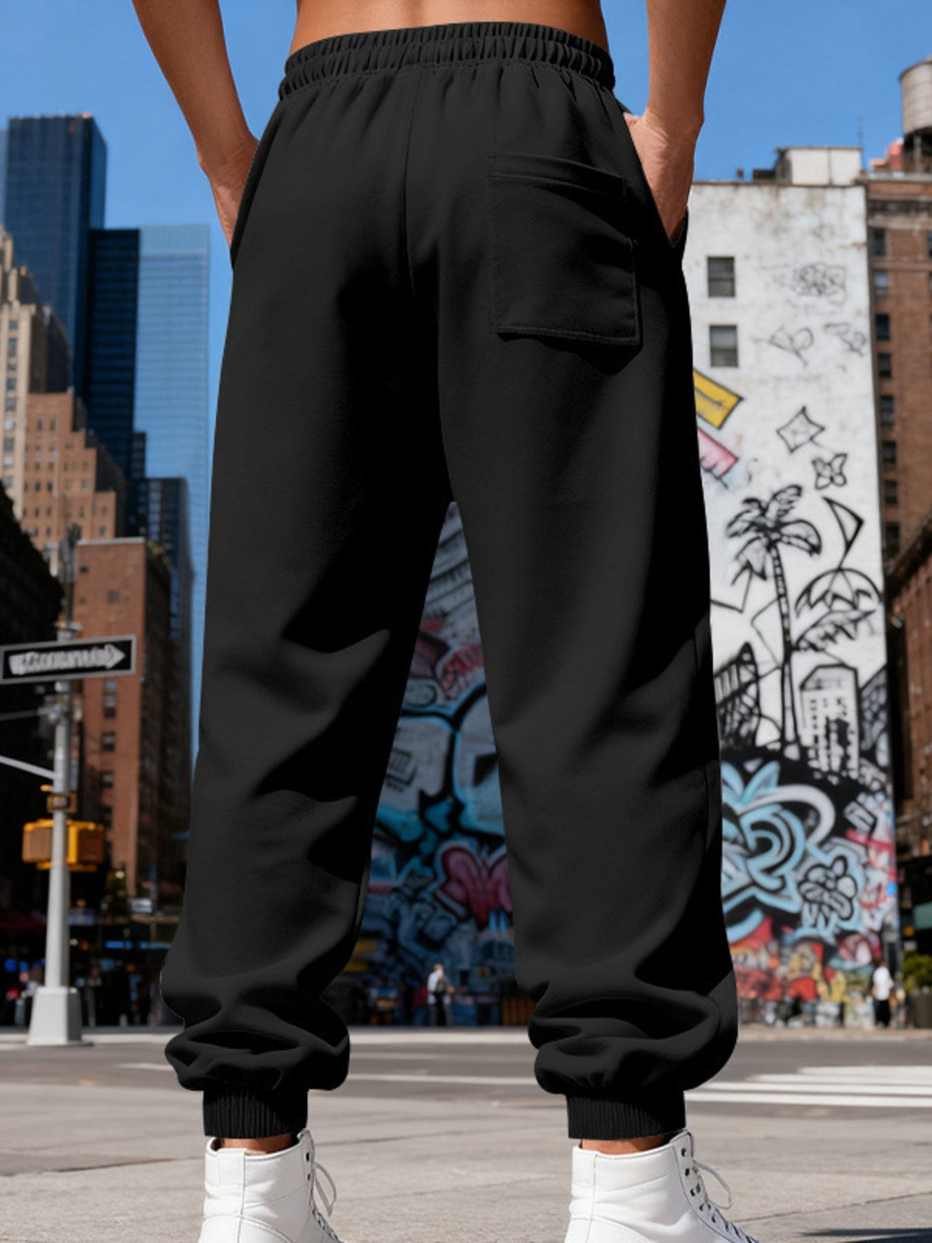 Men's Striped Casual Joggers designed for comfort and style at Lookzlike