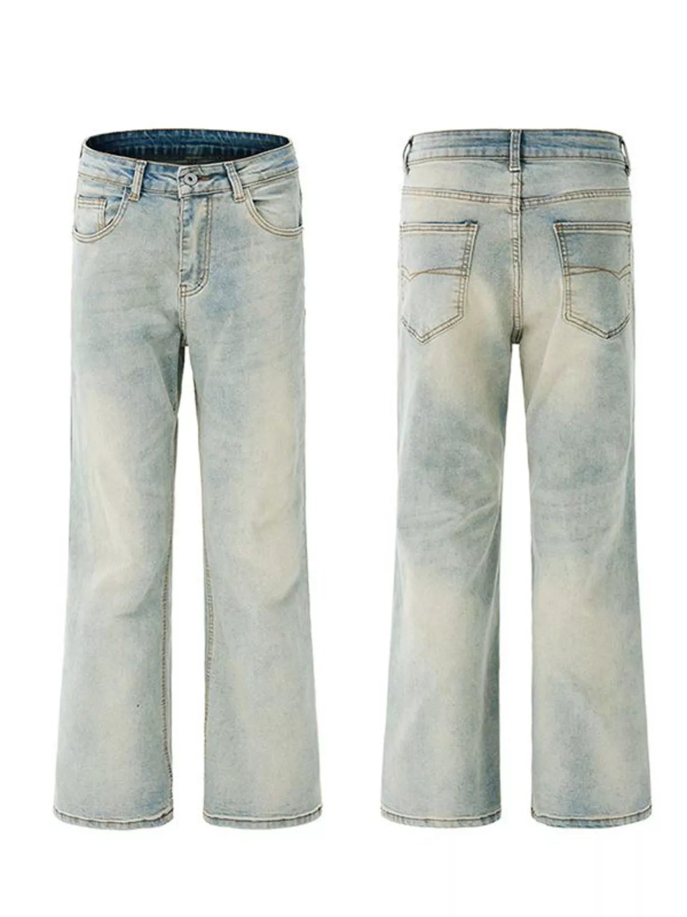 Men's Wash Flare Jeans designed for comfort and style at Lookzlike