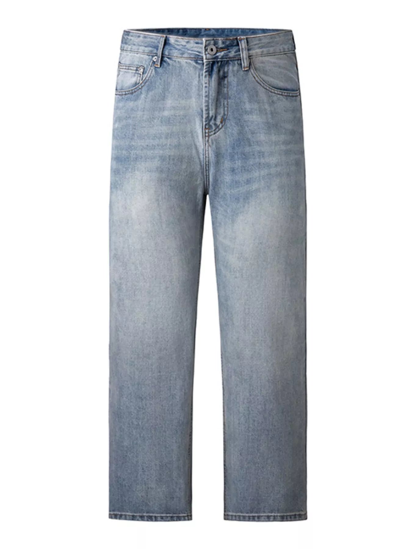Men's Wash Loose Fit Jeans designed for comfort and style at Lookzlike