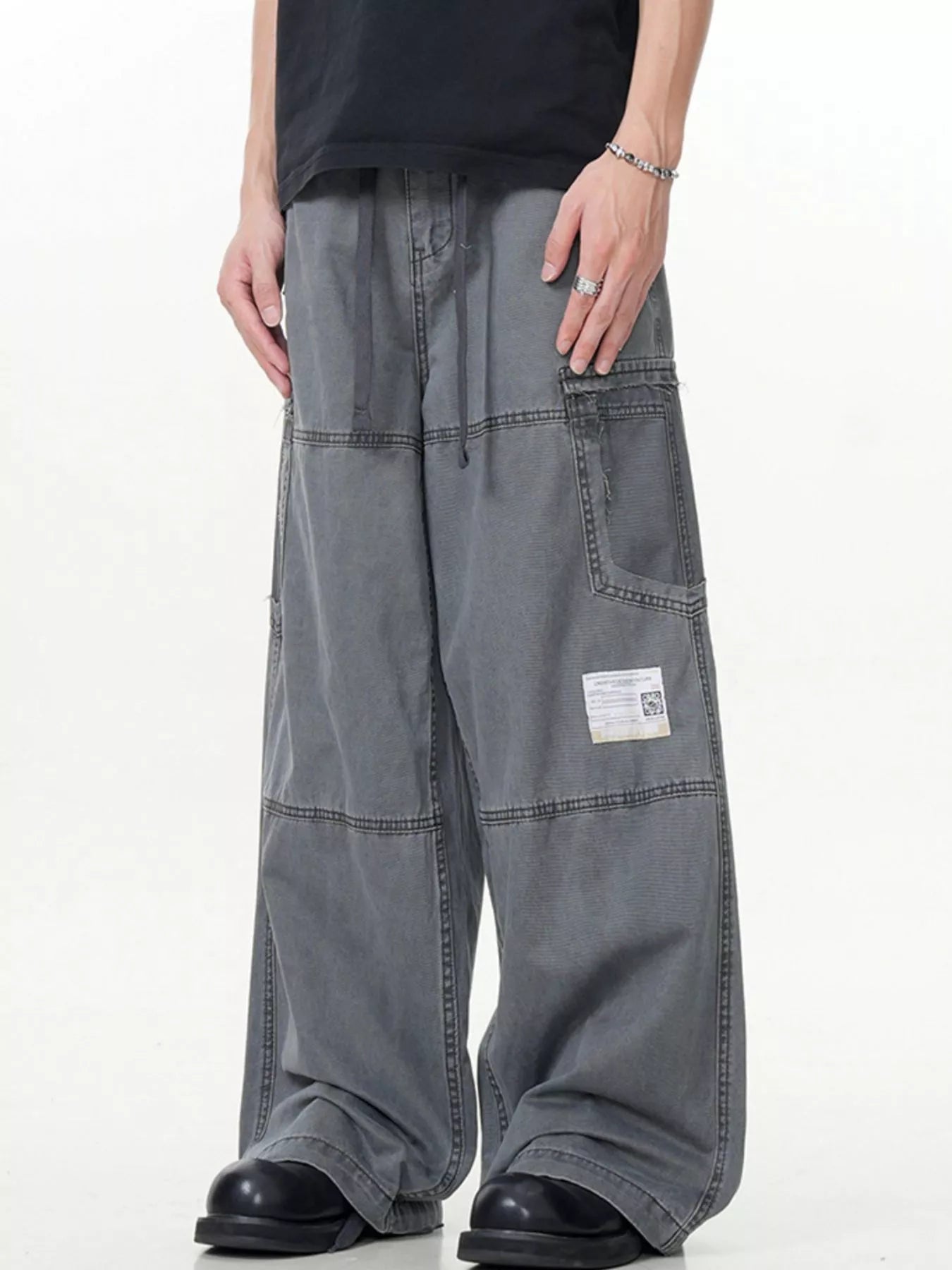 Men's Wide Leg Cargo Pants designed for comfort and style at Lookzlike
