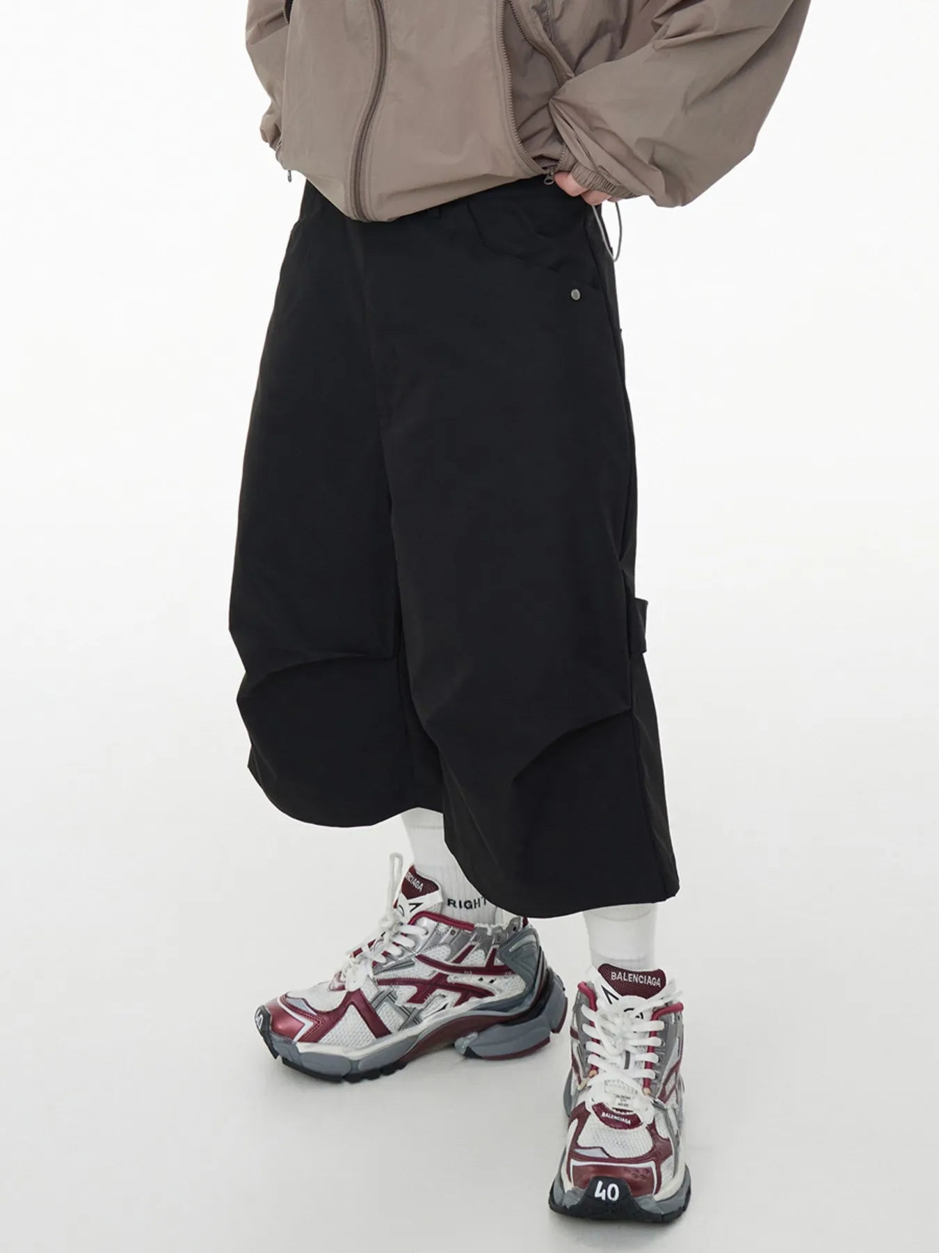 Men's Wide Leg Cargo Shorts - Lookzlike