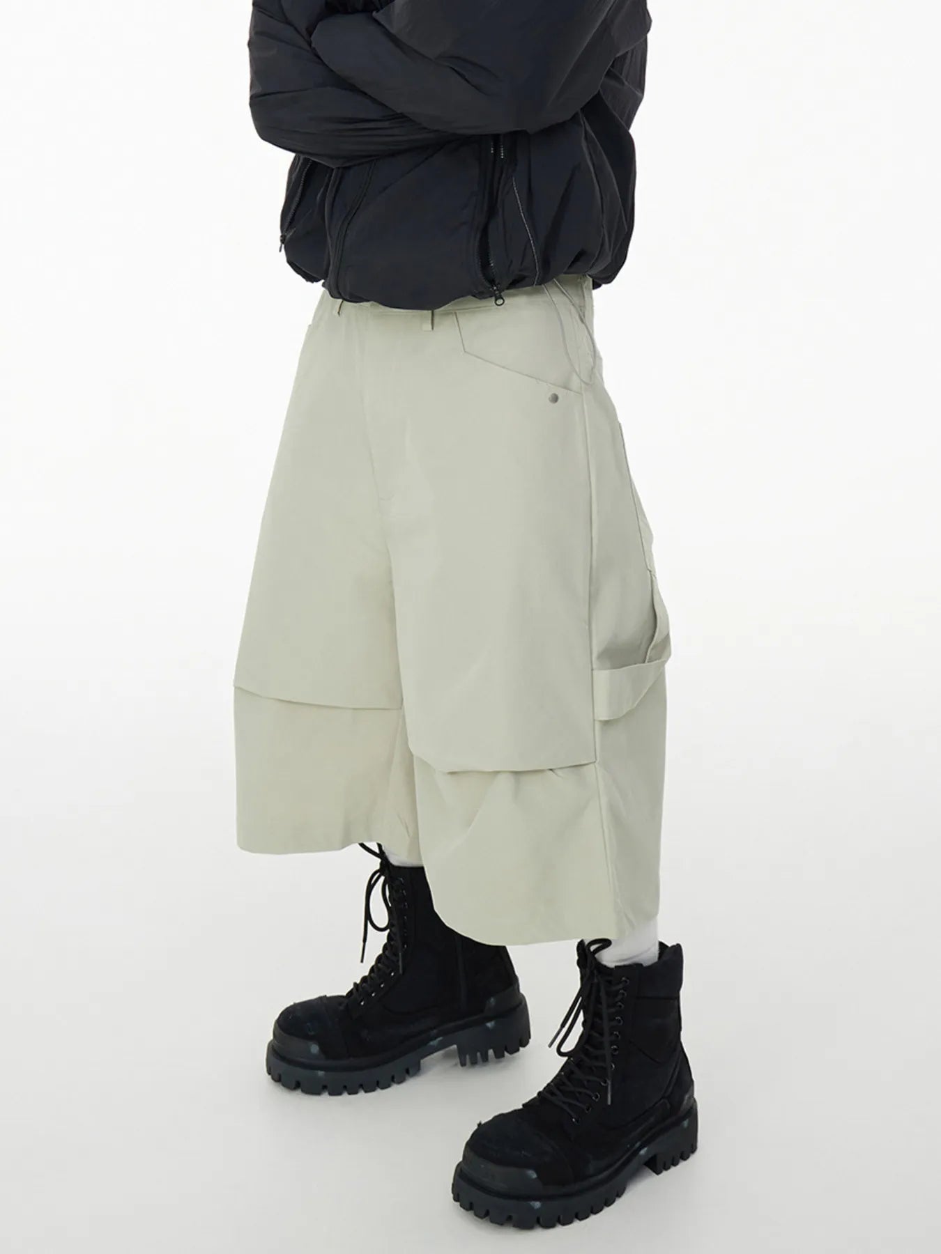 Men's Wide Leg Cargo Shorts - Lookzlike
