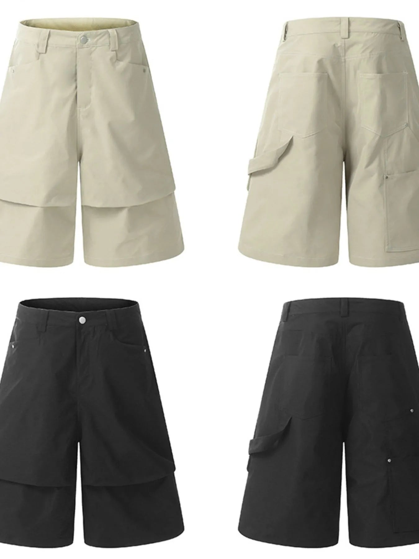 Men's Wide Leg Cargo Shorts - Lookzlike