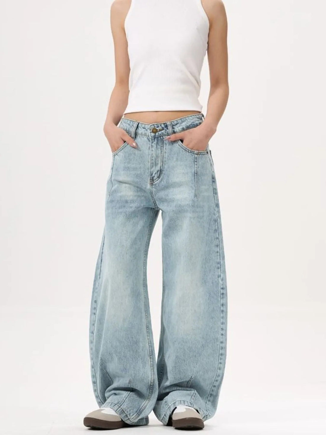 Men's Wide Leg Jeans designed for comfort and style at Lookzlike